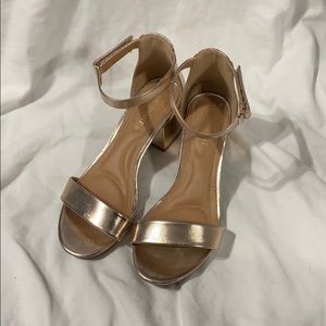 Lane Bryant Rose Gold heels